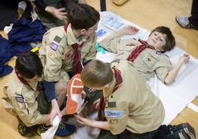 青少童军急救技术测评